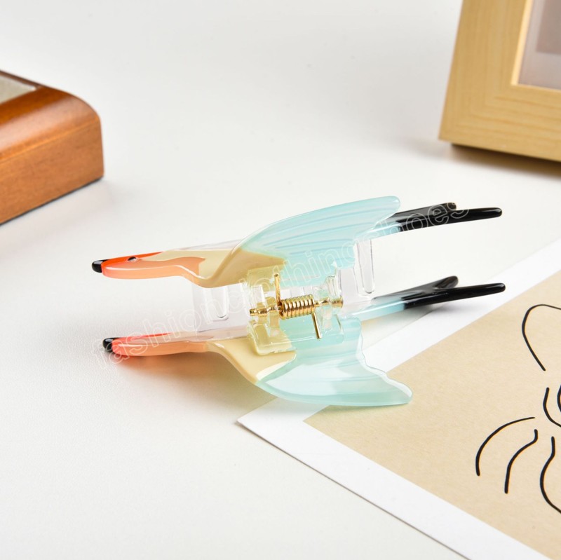 New Swallow Hair Clip Acetate Clamps Cute Design Hair Claw Headwear Crab Hair Accessories for Women