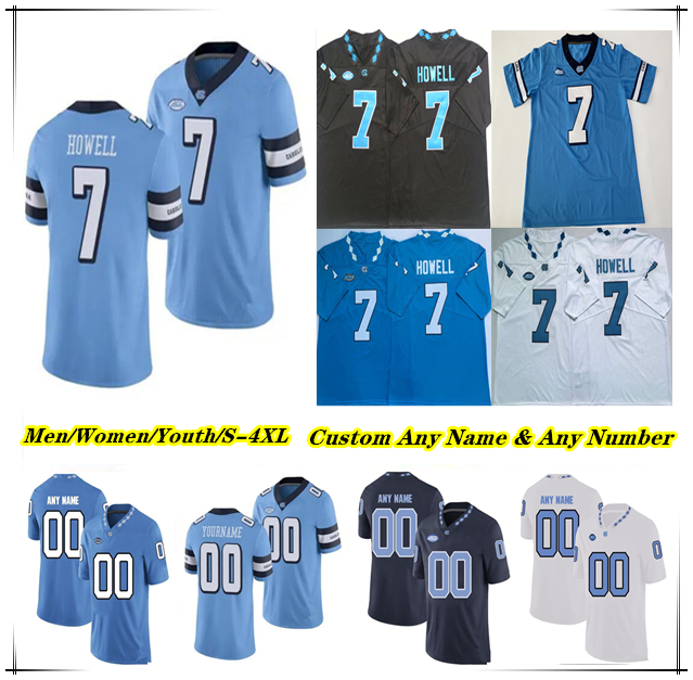 NCAA College North Carolina Tar Heels UNC Football Jerseys Drake Maye Omarion Hampton Paysour British Brooks J.J. Jones John Copenhaver Gavin Blackwell Power Echols