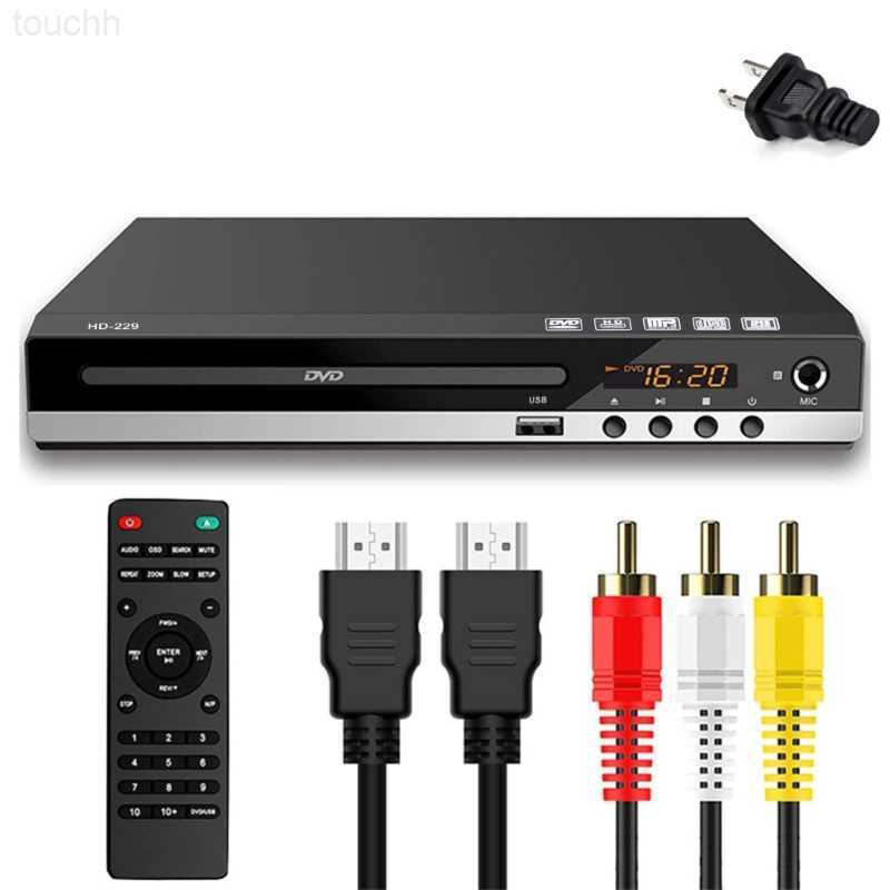 DVD VCD Player High-defination 1080P Home DVD Player Box All Region Free Built-in MIC-port L230916