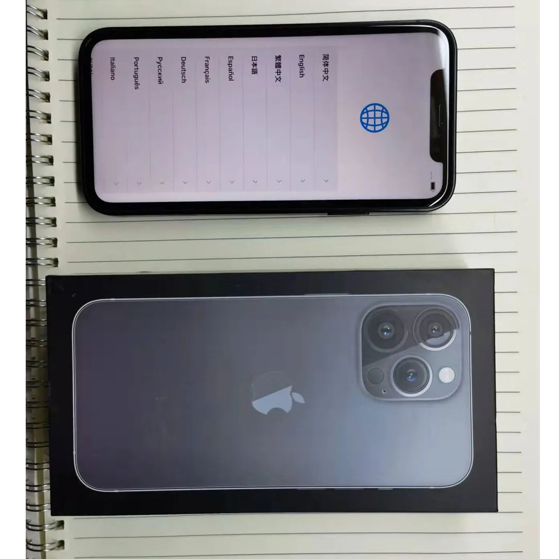 Apple Original iphone X in 13 pro style phone Unlocked with 13pro box&Camera appearance 3G RAM 256GB ROM smartphone