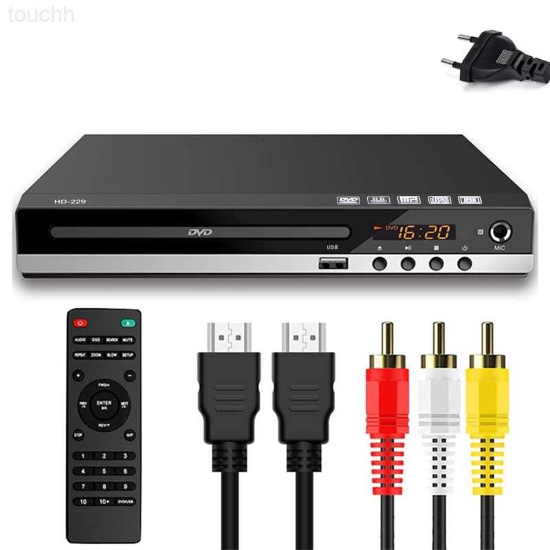 DVD VCD Player High-defination 1080P Home DVD Player Box All Region Free Built-in MIC-port L230916