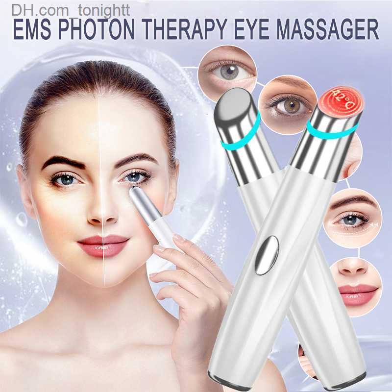 Beauty Equipment eye cosmetic massager instrument led photon therapy hengdin heating vibration dark circle eye bag skin eye care Q230916
