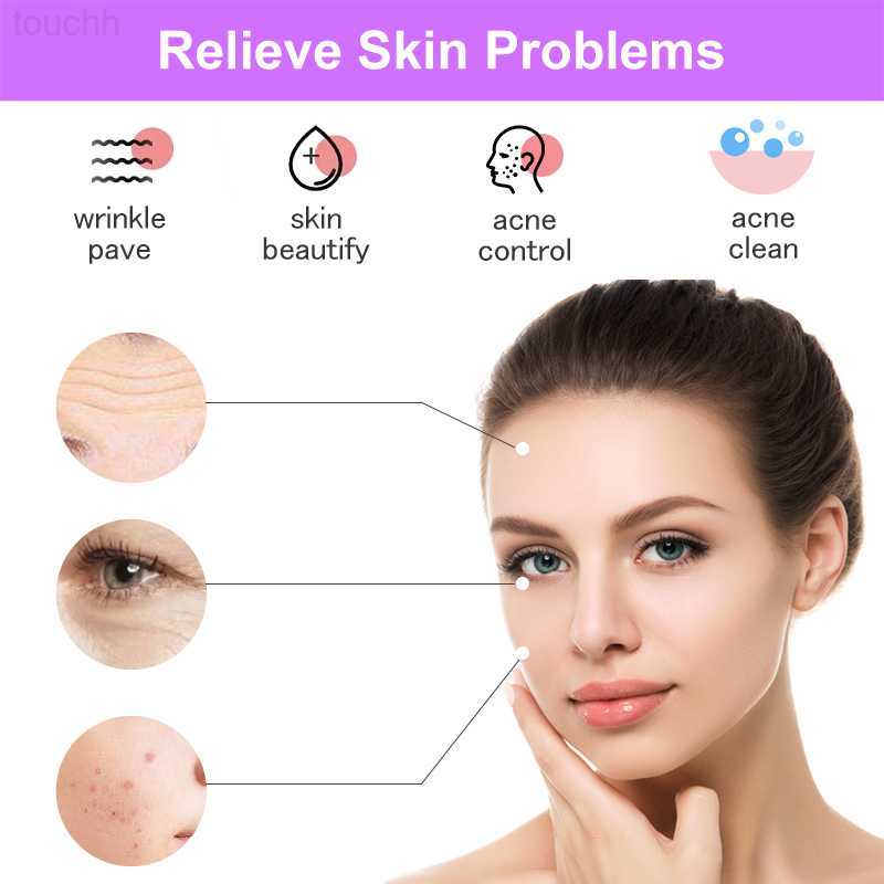 Electric Face Scrubbers Replace HF Wand Spiral Electrode Glass Tube Argon Violet Ray Neon High Frequency Facial Machine Acne Skin Care Face Body Massa