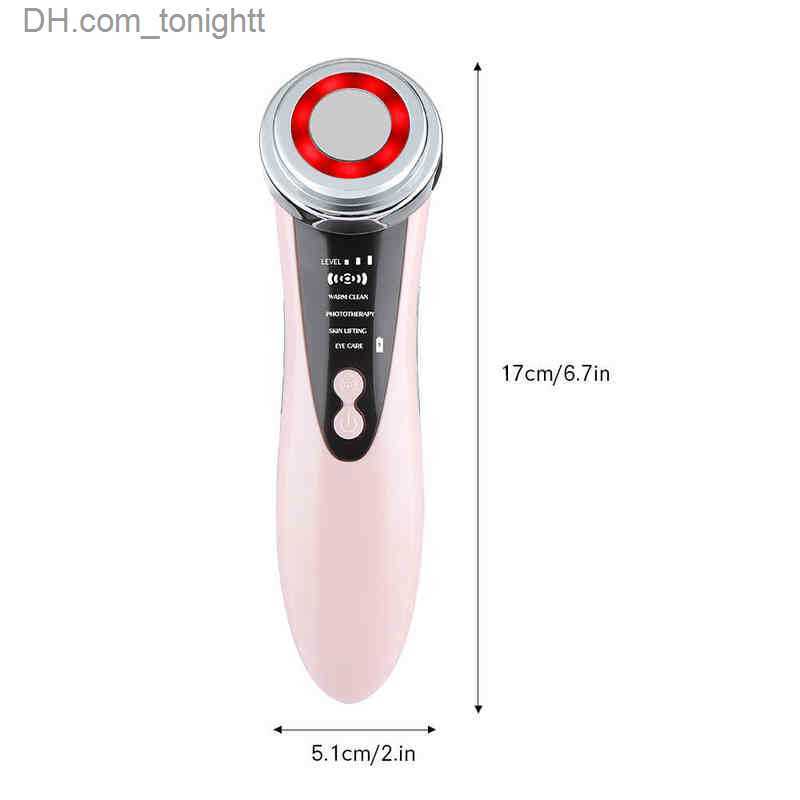 Beauty Equipment 5 in 1 Face Lift Devices Eye Care Skin Rejuvenation LED Light Anti Aging Wrinkle Facial Beauty Apparatus Massager for Slim0 220512 Q2