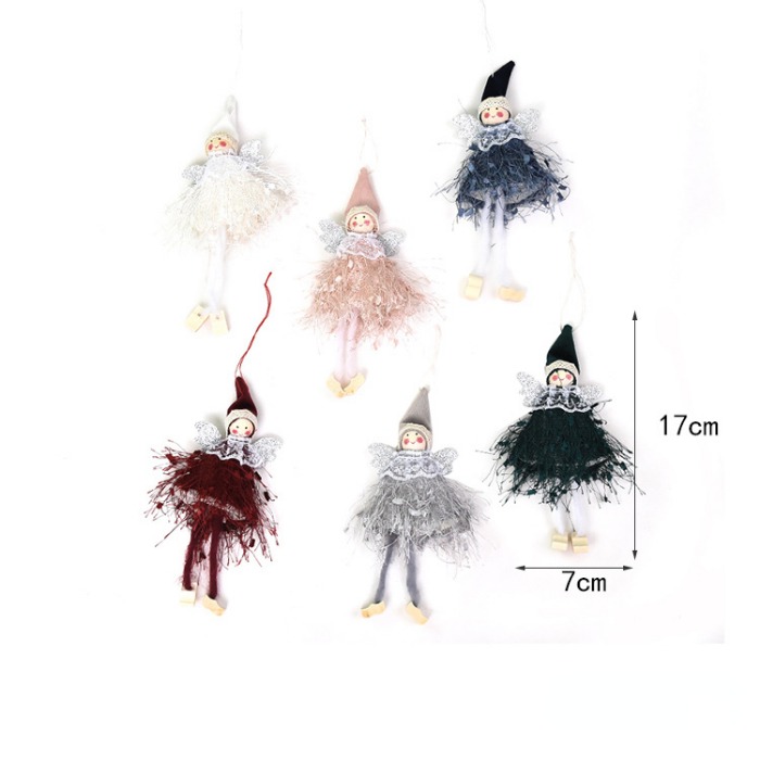 Lace Angel Hanging Christmas Ornaments - Festive Party Window Decor Gifts
