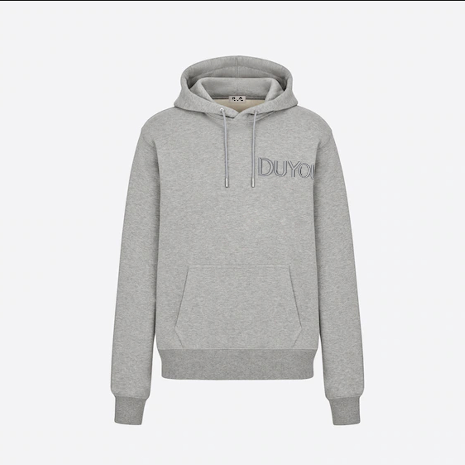 DUYOU Embroidery Letters Hoodies Luxury Designer Men Hoody Women Sweatshirts Combed Cotton Print Sueter Hombre Heather Pullover Hoodies for Man DY039