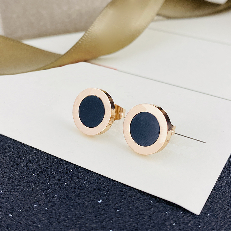 18K gold stainless steel jewelry designer stud earrings for women fashion luxury brand shell agate classic love heart earring diamond ear rings jewelry gift