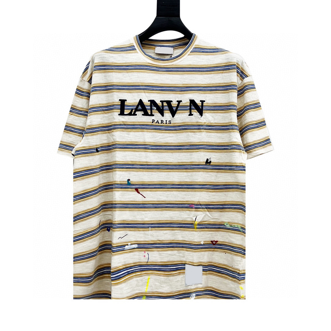 Men's Plus Tees & Polos Round t-shirts neck embroidered and printed polar style summer wear with street pure cotton rgh