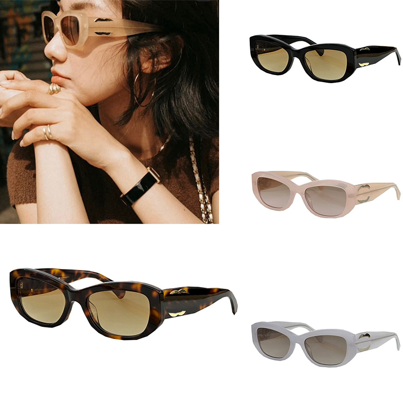 Womens Designer womens Sunglasses CH5493 Women Color changing outdoor sunglasses Retro Small Round Frame Sexy Little Women With original box