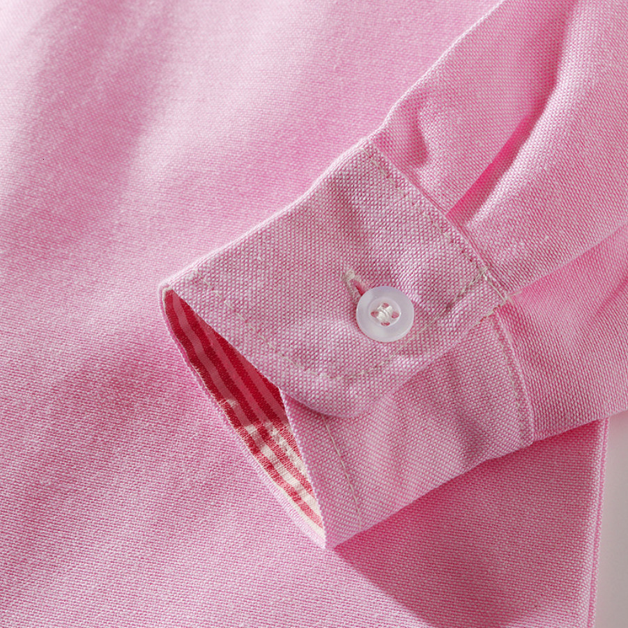 Kids Shirts Kid Girls Blouse Spring Autumn Stripe Long Sleeve Cotton Turn down Collar Baby Boys Toddler Tops Children s Clothing Pink 230915