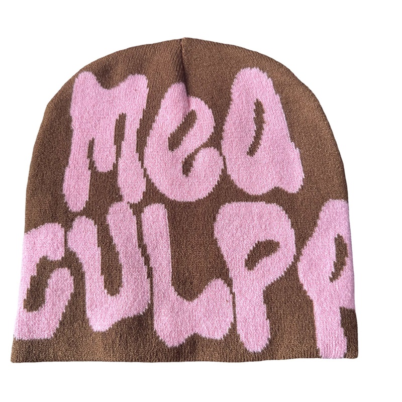 knitted fashion skull beanie cap bonnet designer Winter comfort letter classic multicolors pink blue cuffed brim keep warm