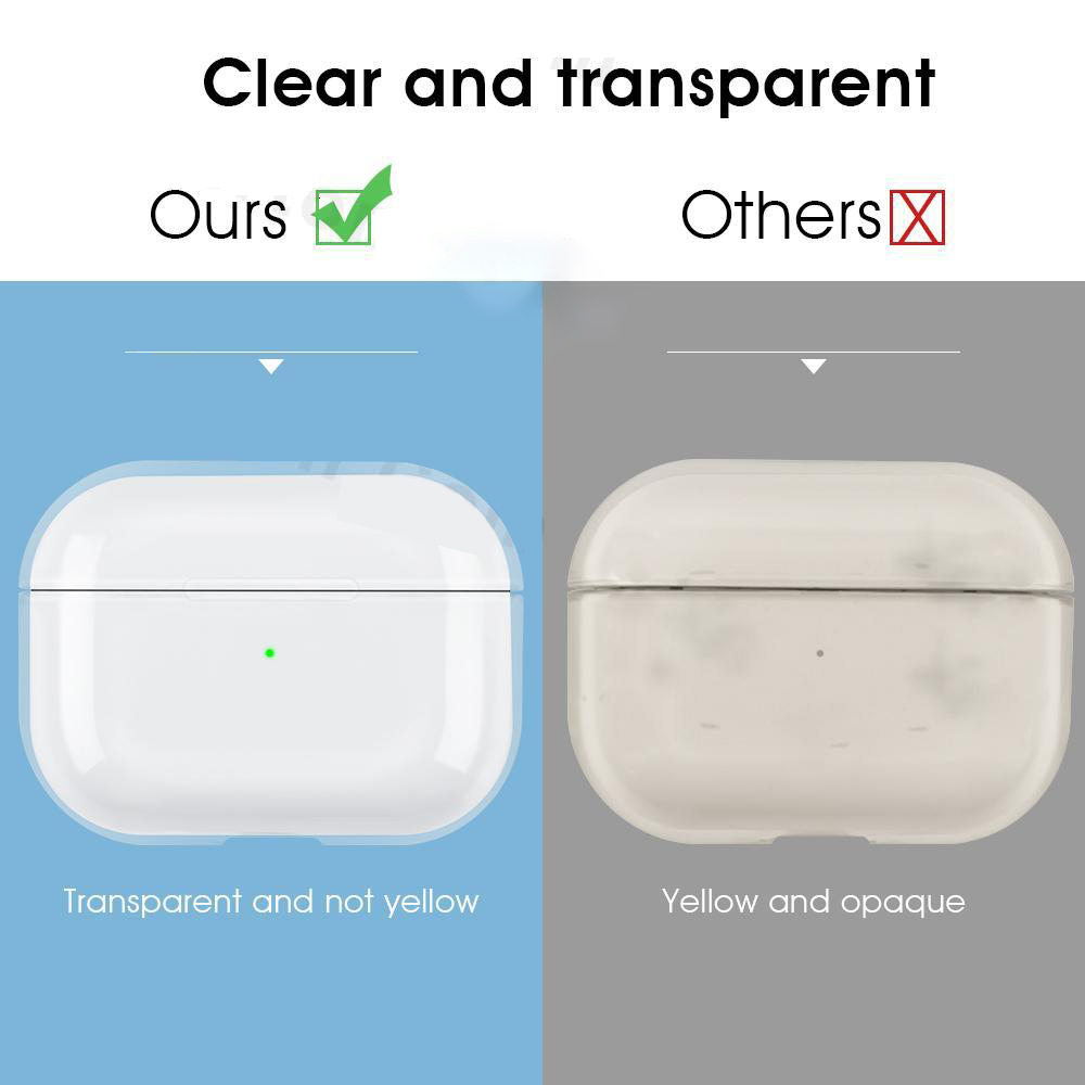 Earphone Accessories Transparent Earphones Case For Apple Pro 2 Cases Wireless Clear Cover 3 1 Headset Box 230918