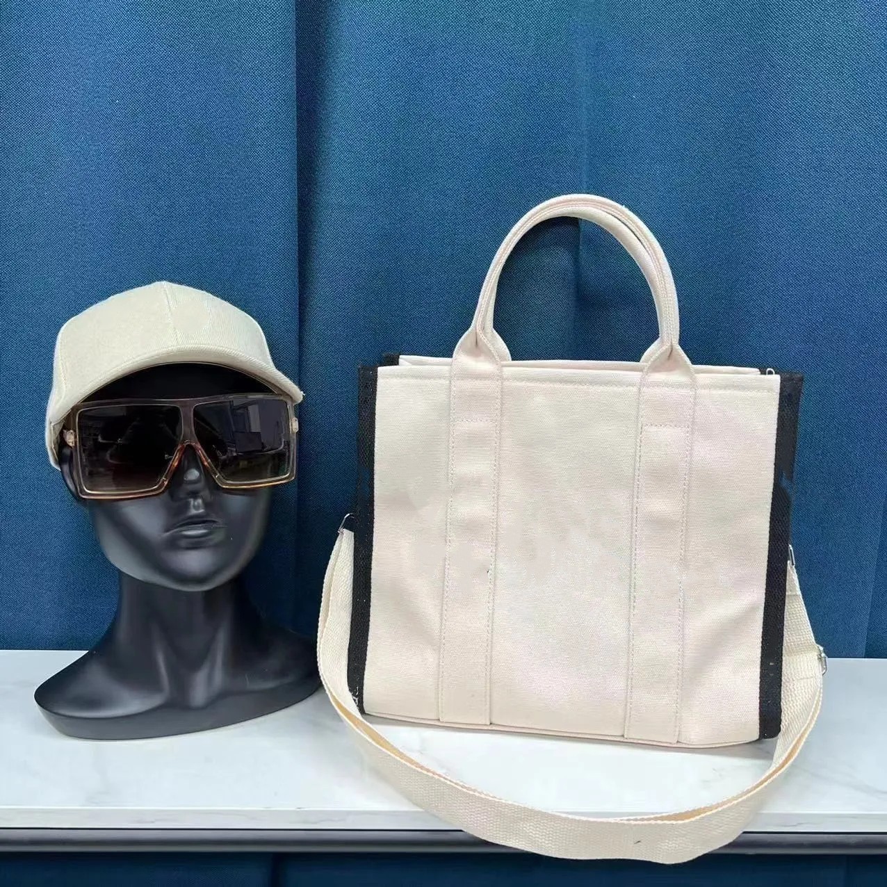 Luxury Designer The Tote Bag Fashion Womens Canvas Handbags Large Capacity Cross Body Shoulder Bags Leather Lady Wallet Coin Purses