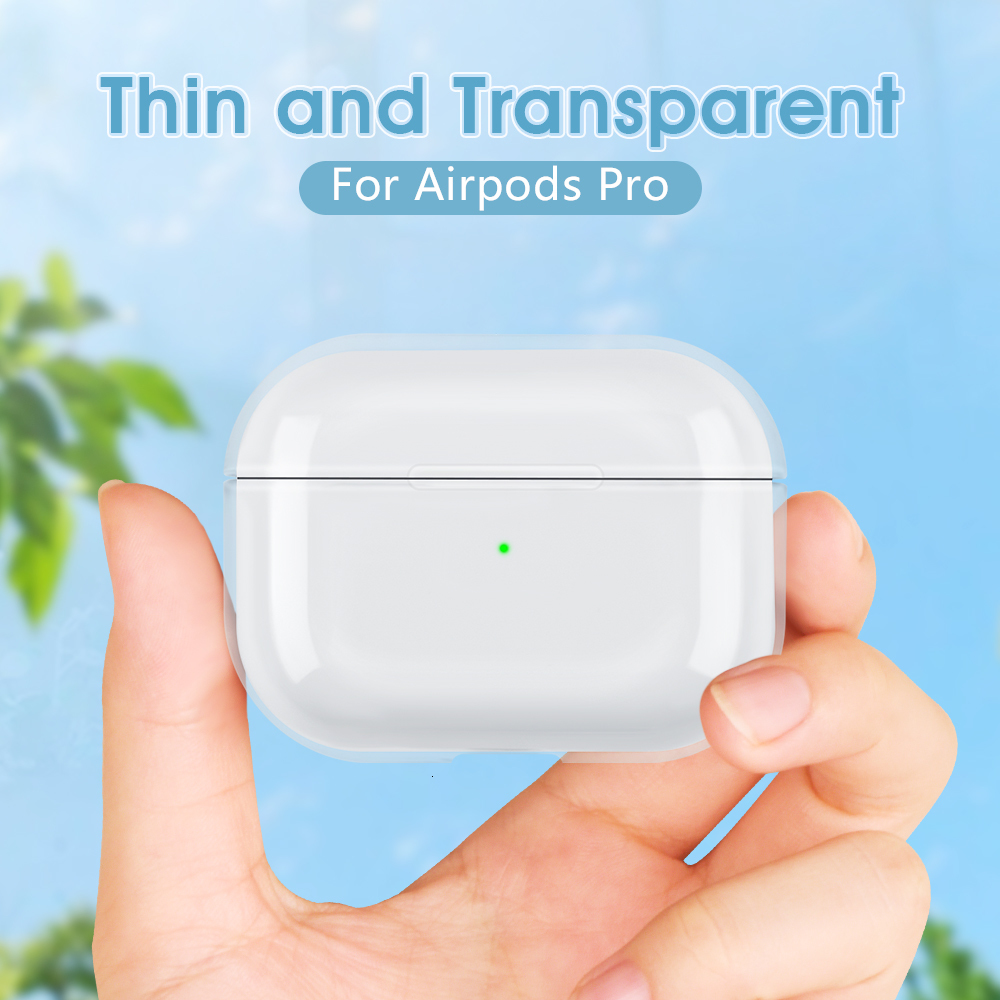 Earphone Accessories Transparent Earphones Case For Apple Pro 2 Cases Wireless Clear Cover 3 1 Headset Box 230918