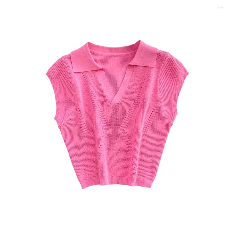 Womens T Shirts Summer Knitted Short Sleeve Hollow Out Thin Cropped Tshirt Crop Top For Slim Girls