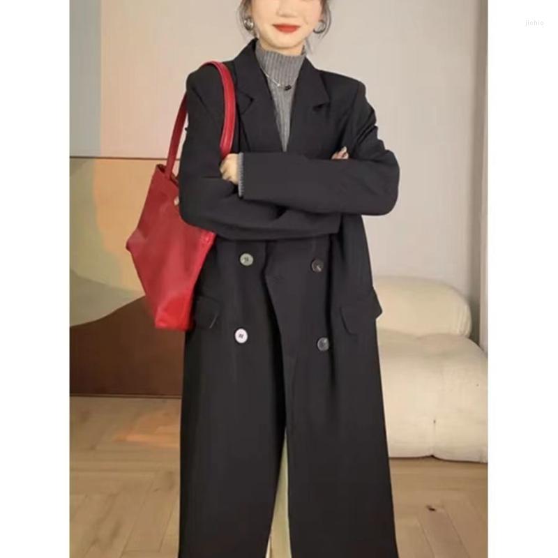 Womens Trench Coats Ladies Long Sleeve Jacket Feminine Blazer Femme Casual High-quality Double-breasted Coat Windbreak Female G420