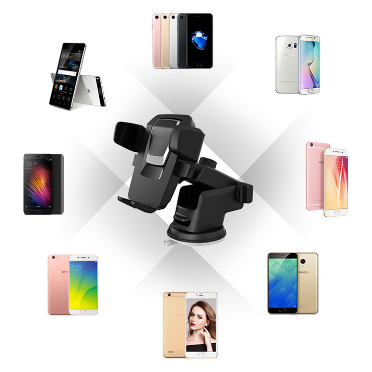 High Quality Universal Car Dash Phone Holder Auto Windshield Mount Bracket for MP3 GPS iPhone 14 13 5S 6S SE 7 8 Samsung With Retail Package by sea sh