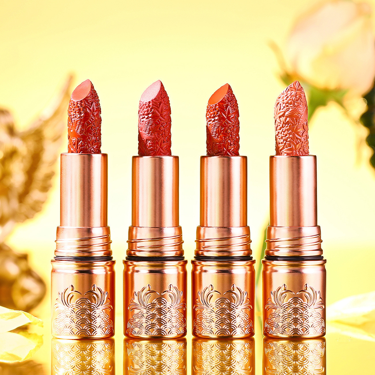 Lipstick Velvet Matte carved Lipstick Set does Not Stick To the Cup Lip Stick Lip Tint Korean Makeup gift set for women 230919