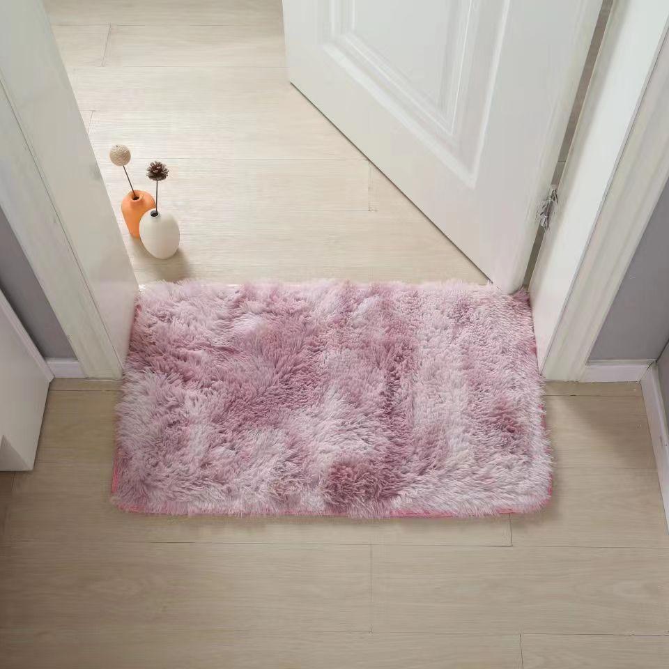 Carpets Plush Pink Carpet Living Room Decoration Fluffy Rug Thick Bedroom Anti Slip Floor Soft Solid Large 0919 H260226