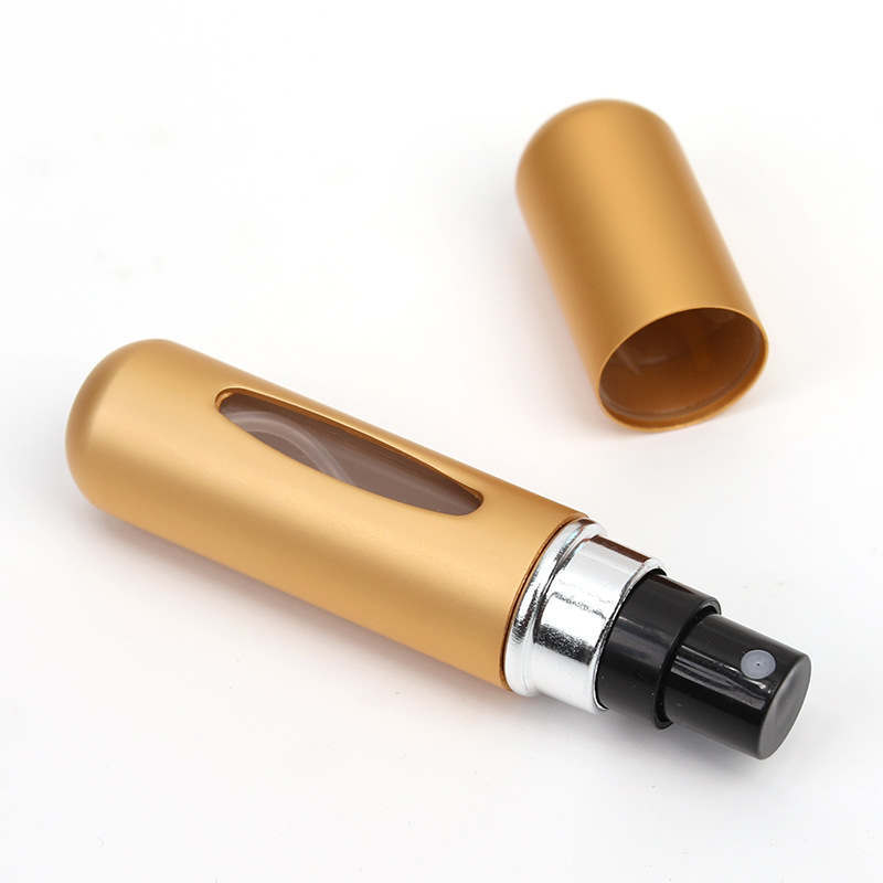 wholesale Portable Wholesale Refillable Perfume Atomizer Bottles 5Ml Mini Glass Aluminum Fragrance Fashion Lady Colorful Spray Scent Pump Case Atomise