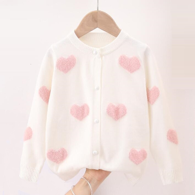 Cardigan Autumn Winter Baby Toddler Clothes Girls Sweaters Knitted Sweater Cardigan Long Sleeve Girls Coat Kids Jacket Children Outerwear 230919