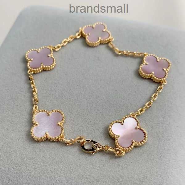 Designer Bracelets 2023 Van Clover Bracelet 18k Gold Love Bangle Sparkling Crystal Party Jewelryzzl6 333333