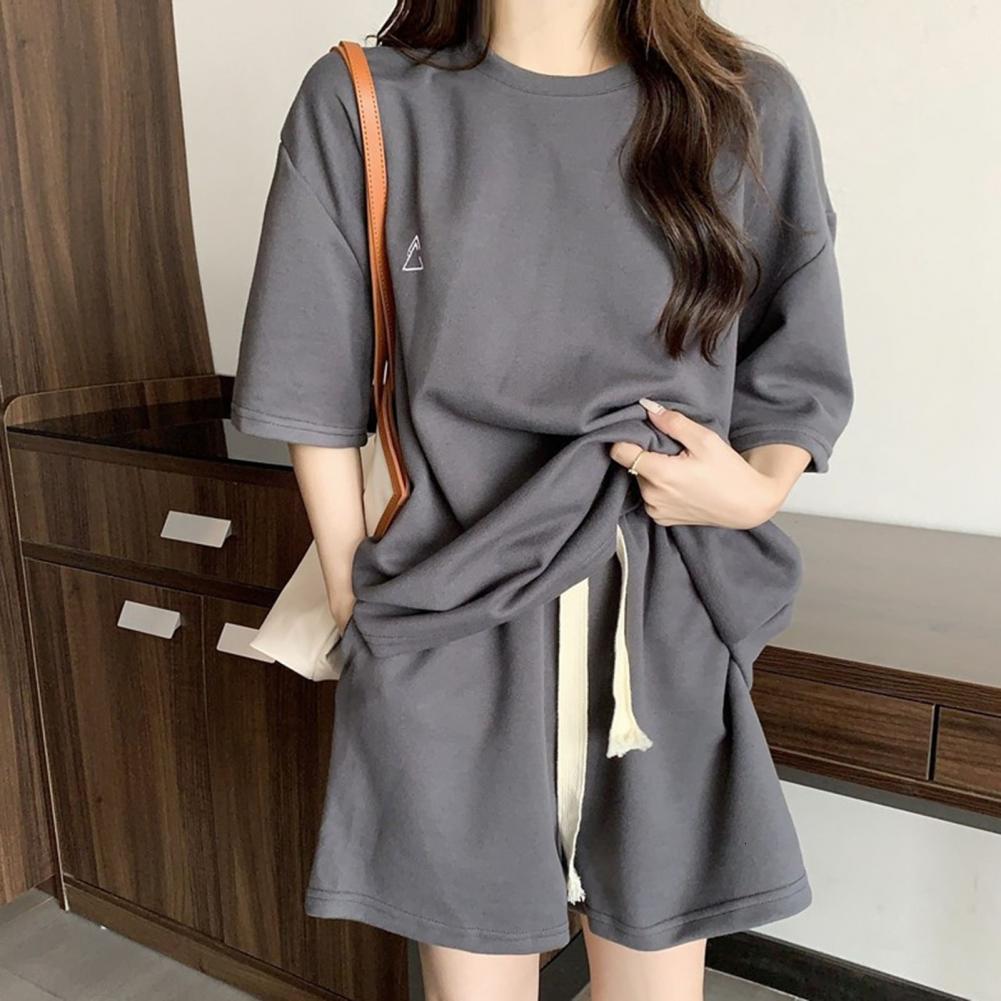 Women's Tracksuits Casual Summer Top and Shorts Set for Women Tracksuit Two-piece Suit Female Sports Short Sleeve Print Letter Classic Women'
