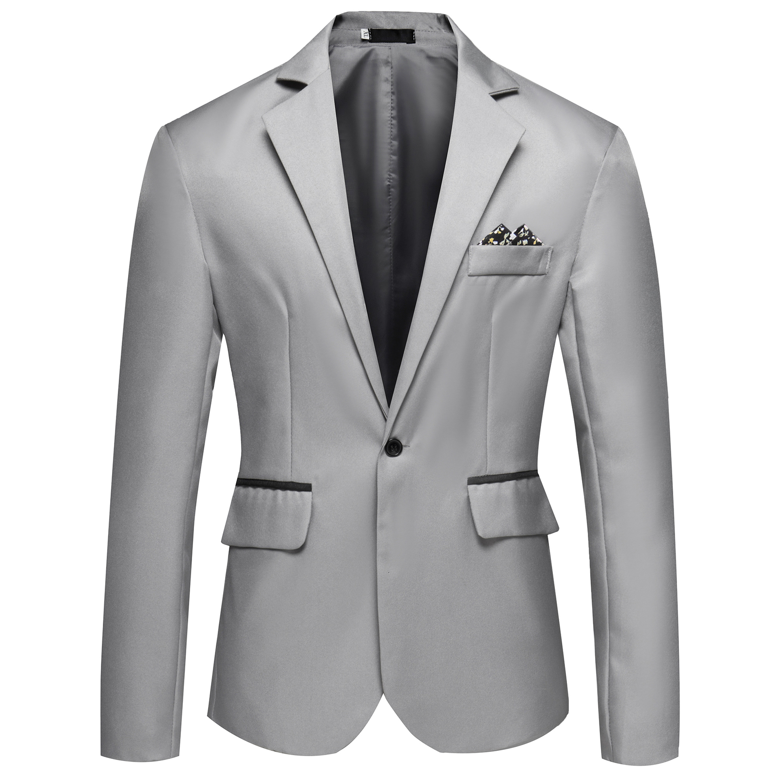 Men's Suits Blazers Men's Fashion Bussiness Blazer Casual Solid Color Wedding Blazer Jacket Slim Fit Suit Jacket 230919