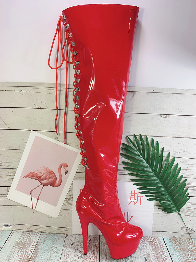 Boots LAIJIANJINXIA Night Club Party Queen Over The Knee High Heel Sexy Plus Size Thin Shoes A034 230915