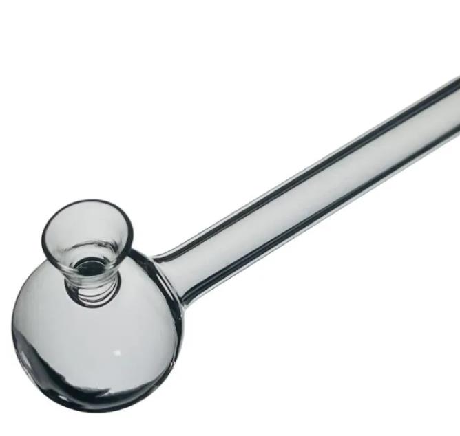 Glass Oil Burner Pipe thick big size 6inch large Clear Glass pipe Great Tube Glass Oil Nail Pipe for water bong