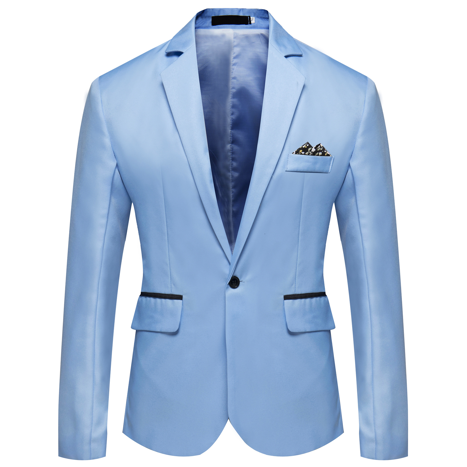 Men's Suits Blazers Men's Fashion Bussiness Blazer Casual Solid Color Wedding Blazer Jacket Slim Fit Suit Jacket 230919
