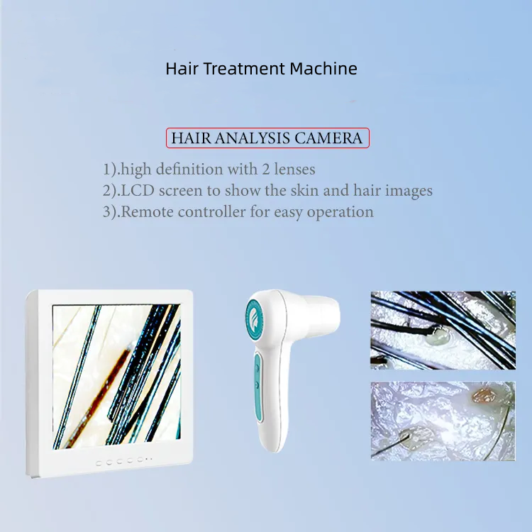 Portable 650nm Diode Laser Hair Growth Machine Regrowth Anti-Hair Loss LED Light Therapy Proactivated Hair Follicle Fast Growth