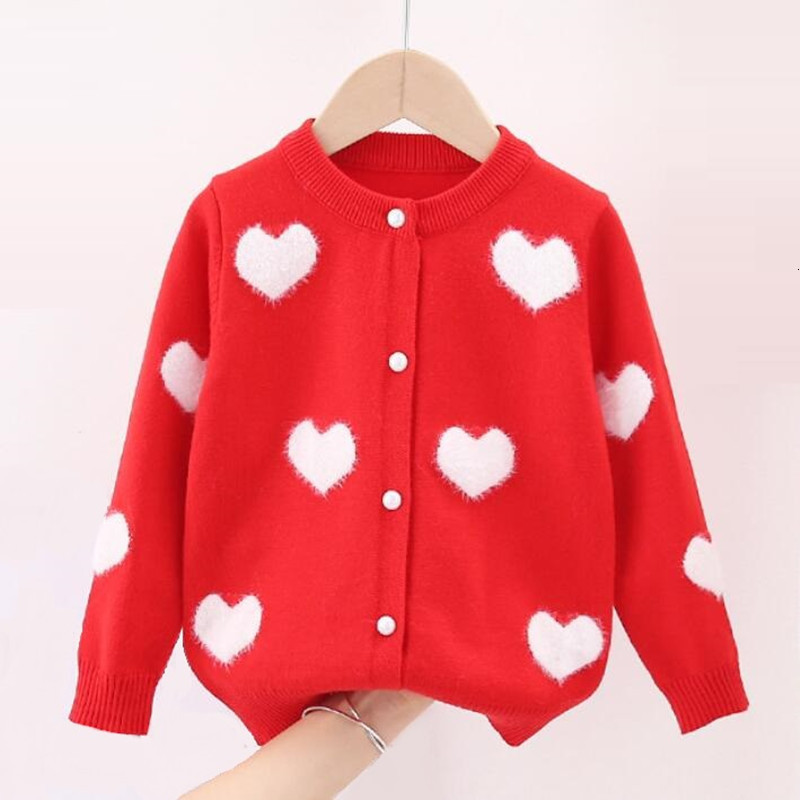 Cardigan Autumn Winter Baby Toddler Clothes Girls Sweaters Knitted Sweater Cardigan Long Sleeve Girls Coat Kids Jacket Children Outerwear 230919