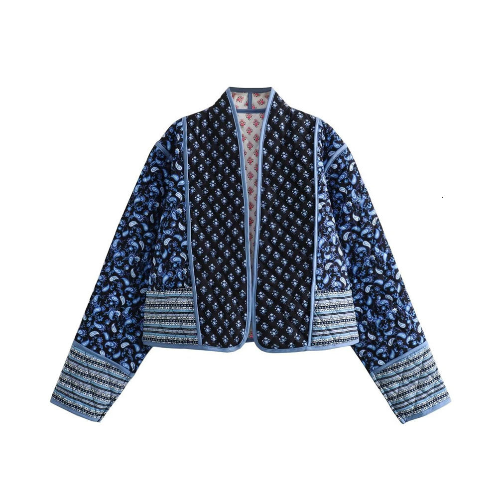 Womens Jackets UNIZERA Summer Wear European and American Style Stand Neck Loose Two Sided Quilted Cotton Jacket Coat 230915