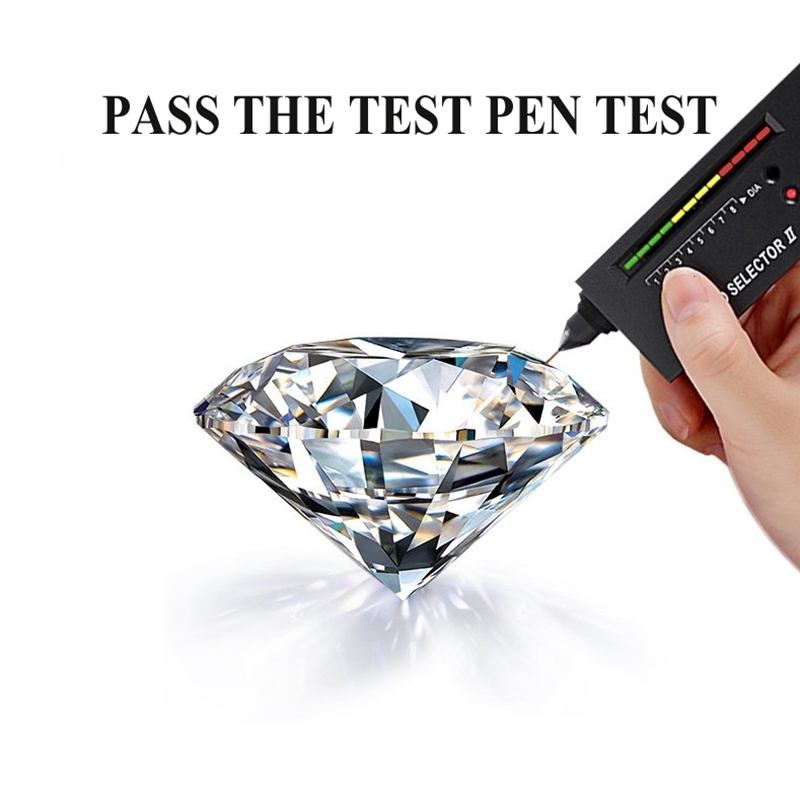 Wedding Luomansi Woman Ring Silver 1 2 Carat D VVS with GRA Certificate Super Flash S925 Jewelry Wedding Party Gift 230915