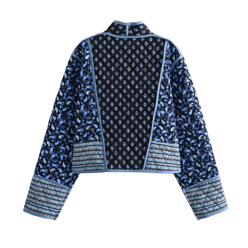 Womens Jackets UNIZERA Summer Wear European and American Style Stand Neck Loose Two Sided Quilted Cotton Jacket Coat 230915