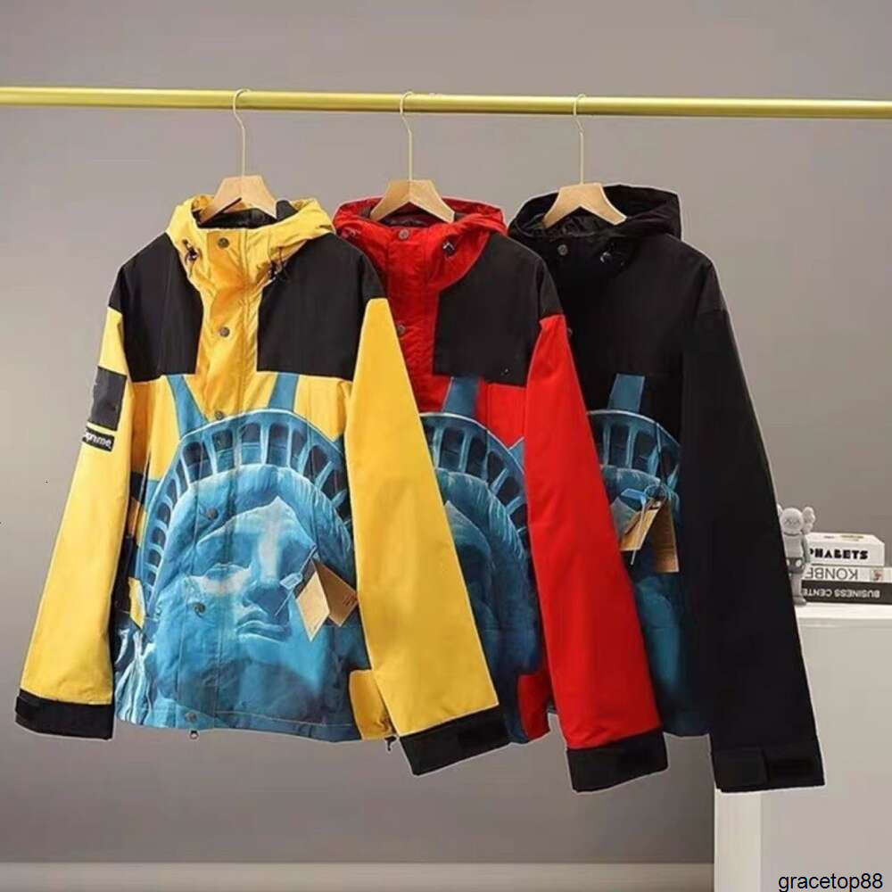 U6w3 Men's Jackets American Version of the Statue Liberty Stormtrooper 2023 Autumn Waterproof Windproof Coat Sports Loose Fashion Top Ins Trend