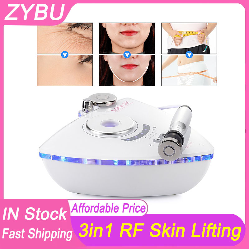 Home Use 3in1 Pro RF Radio Frequency Face Lifting Skin Tighten Wrinkle Removal Bipolar Beauty Machine Body Slimming Eye Fine Lines Skin Rejuvenation A