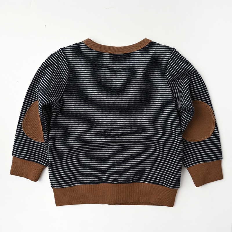 Cardigan Children Knit Cardigan Spring Autumn Boys Sweaters V-neck Striped Kids Knitting Sweater Jacket BB180 230919
