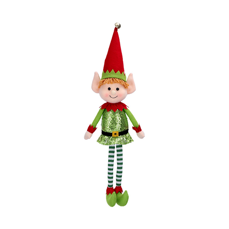Christmas Elf Doll 65cm Leg Xmas Tree Window Office Home Decoration Baby Boys Girls Toys