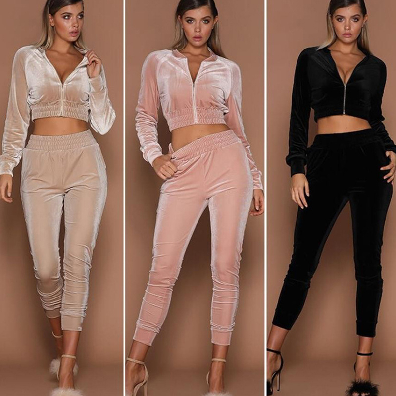 Women's Tracksuits Women Plus Size Tracksuit Two Piece Set Casual Sport Suit Womens 2 Piece Sets Sportswear Zipper Tracksuit Female 230919