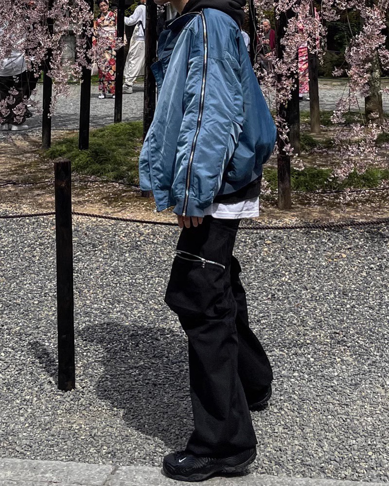 Bale Washed Oversized Straight Leg Pants Loose Men Oversized With Wide Leg Flared Pants Men Loose Causal Pants