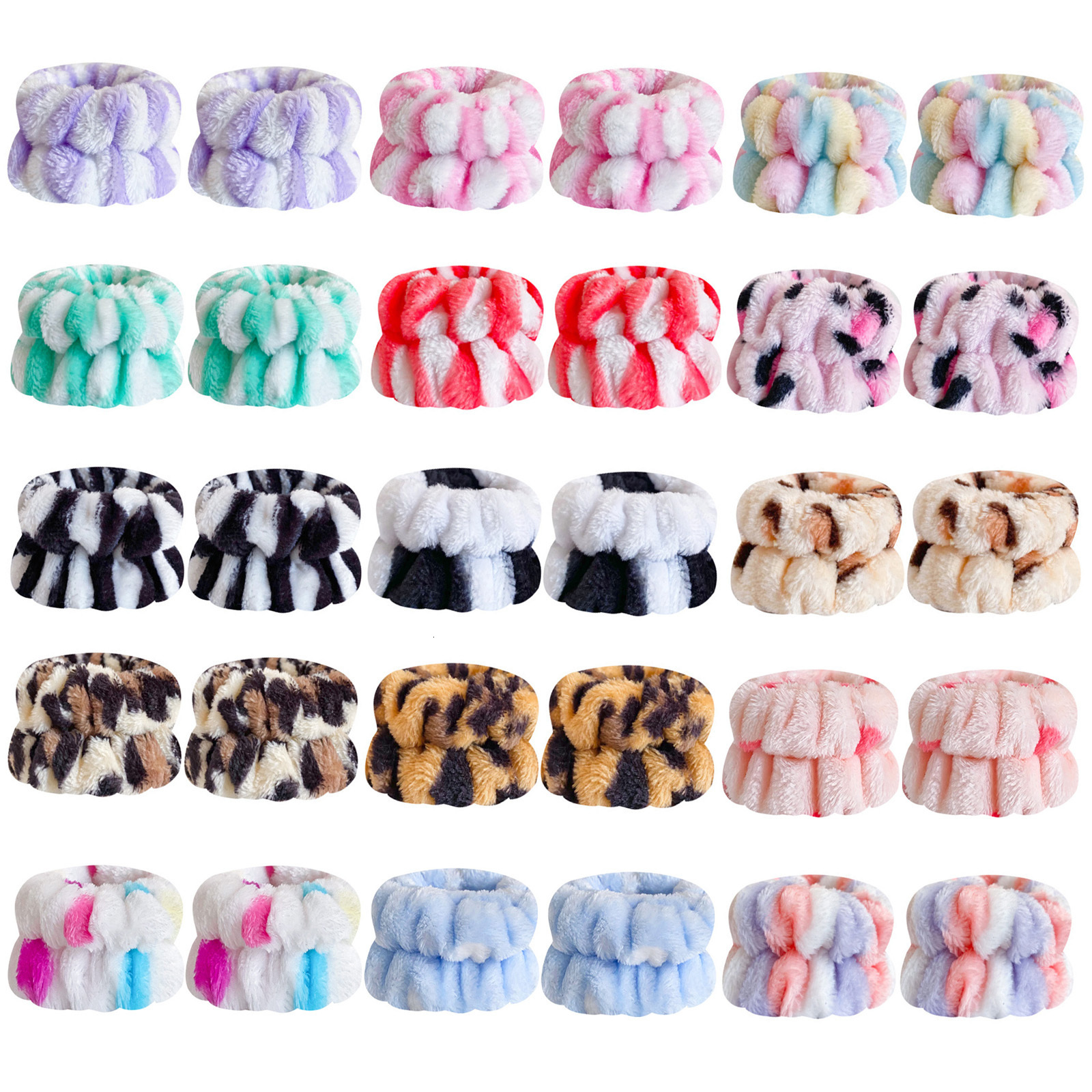 Other 3pcs Set Wristband Yoga Washing Face Soft Wrist Strap Reusable Makeup Towel Velvet Girls Elastic Wash Belt 230919