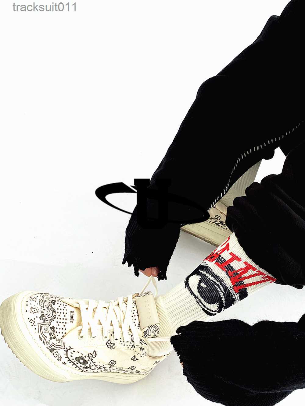 Men's Socks Real Pics Black White in stock Socks Women Men Unisex Cotton Basketball Socks 22ss L230919