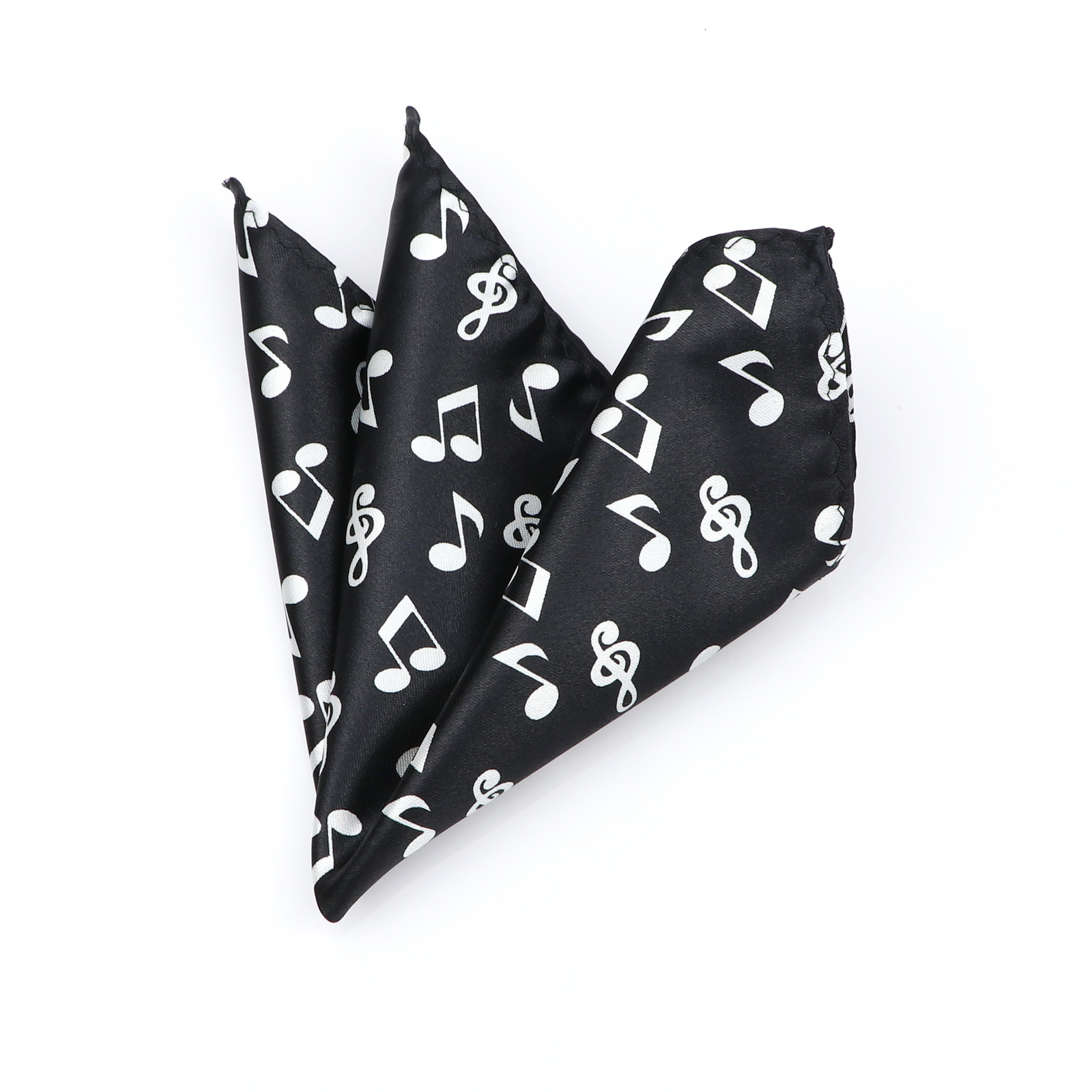 Handkerchiefs Musical Pocket Square Piano Stave Guitar Plaid Handkerchief Polyester Hankie Casual Party Cute Gift Tuxedo Bowtie Accessories 230919