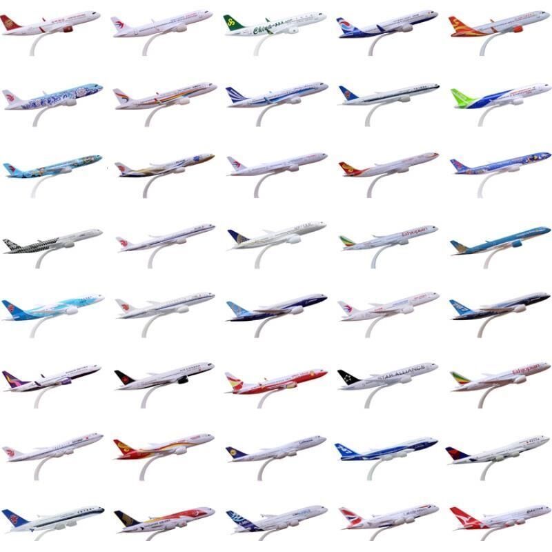 Diecast Model 1 400 Plane Models Airbus Boeing 747 A380 Airplane Aircraft Metal Aviones A Escala Aviao Toy Gift Collection 230918