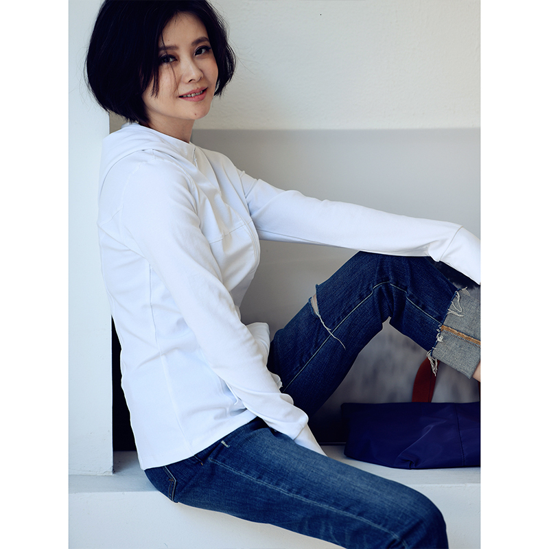 Women's Jackets MICOCO W9257C Korean version simple solid color allinone waist slimming zipper hooded casual short jacket 230919