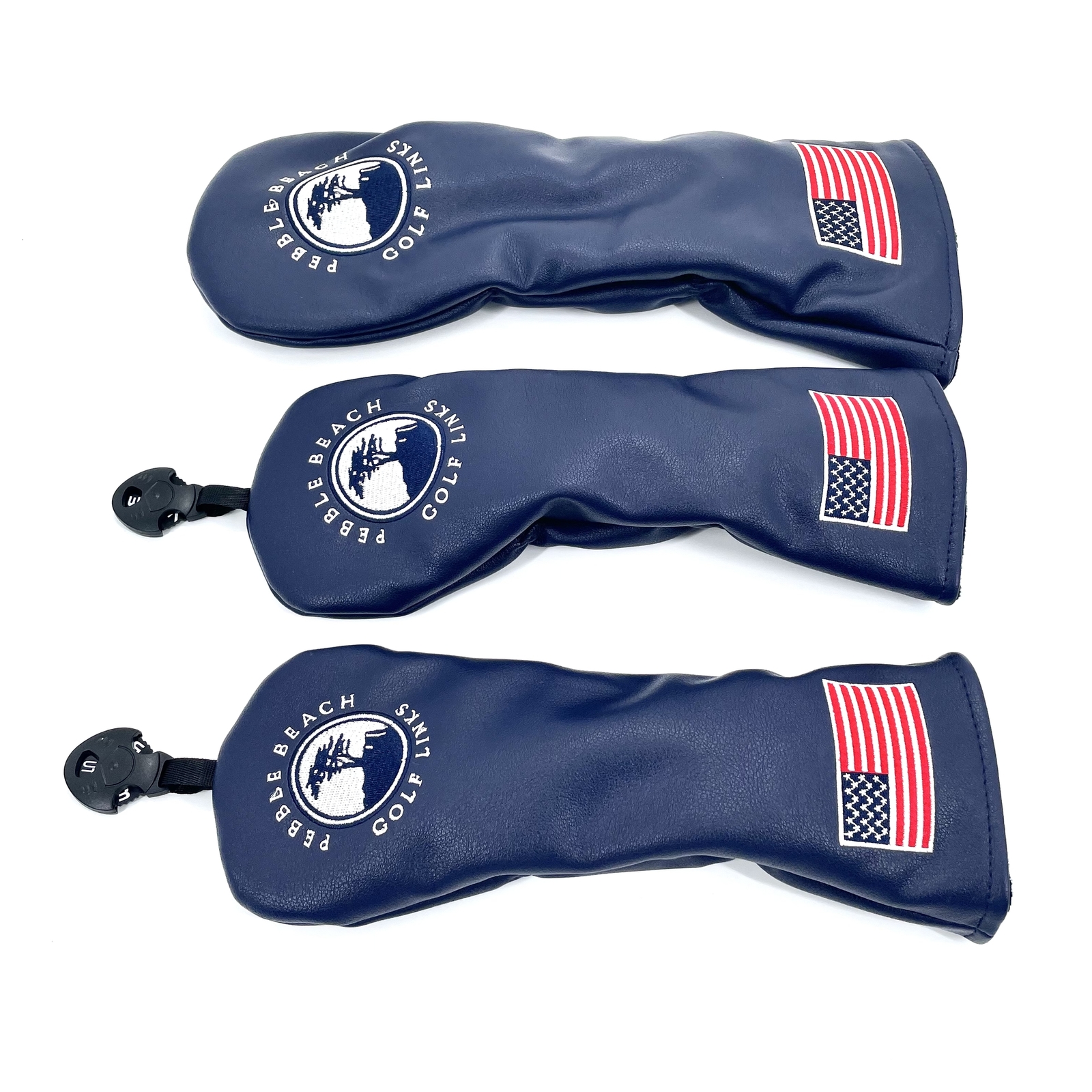 Other Golf Products Small Tree pattern Pu Leather Head cover Driver Covers Fairway Wood Hybrid Putter Cover 230919
