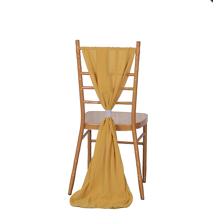 Chiffon Chair Sash Wed Chair Band for Chiavari Chair Decoration