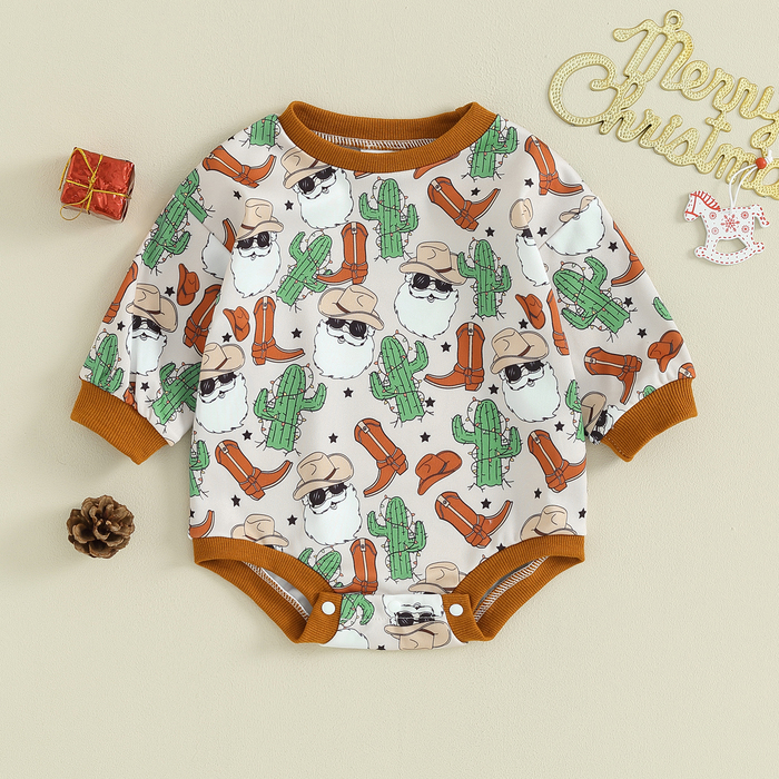 Rompers ma baby 324M Christmas born Infant Baby Girl Boy Romper Long Sleeve Santa Deer Tree Print Jumpsuit Xmas Toddler Costumes D05 230919